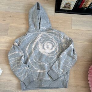 GAP Gray and White Hoodie